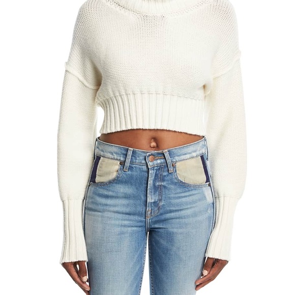 Tre by Natalie Ratabesi Cropped knit turtleneck sweater - Picture 5 of 5